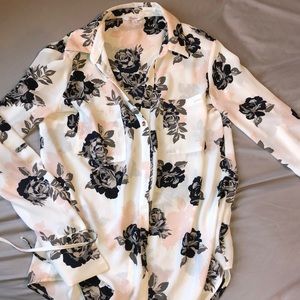 floral blouse